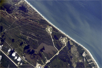 Cape Canaveral, Florida from space